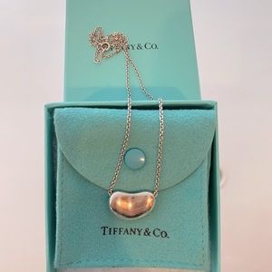 Tiffany and Co Bean Design Pendant Necklace